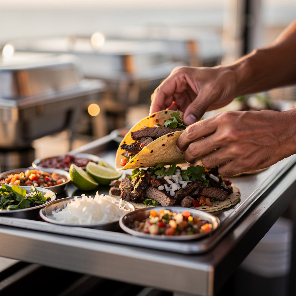 Don Paco's Taco Truck catering authentic Mexican food for events and parties in Santa Barbara